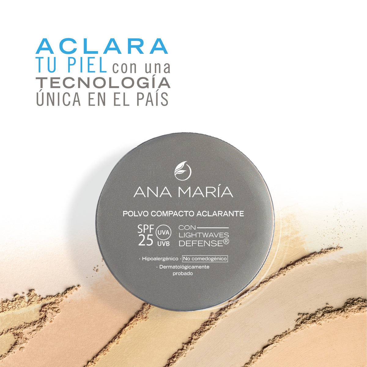 Polvo Aclarante y Humectante Ana María